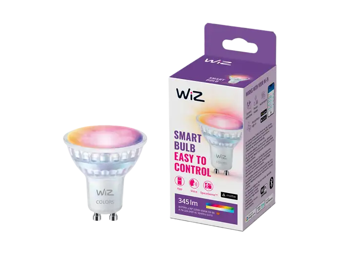 WiZ BLE GU10 Glass 4.7-50W TW/RGB