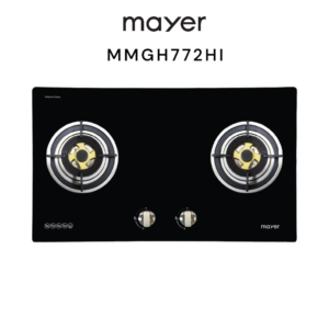Mayer 78cm 2 Burner Glass Gas Hob MMGH772HI