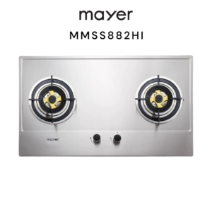 Mayer 86 cm 2 Burner Stainless Steel Gas Hob MMSS882HI