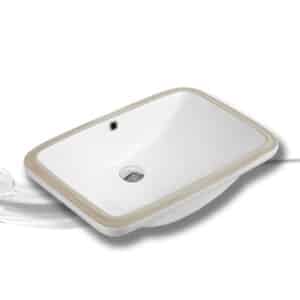Square White Bathroom Basin