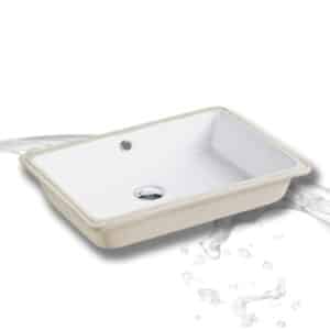 Rectangular White Basin