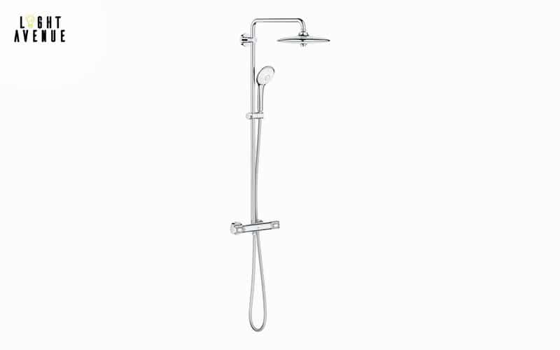 Shower System with Thermostatic Shower Mixer