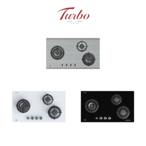 Turbo Incanto T883-SSV/GV-BK/GV-OW 88cm 3 Burners Built-in Hob