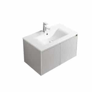 Cubi Cove Basin Cabinet 60cm/80cm - Pearl Grey