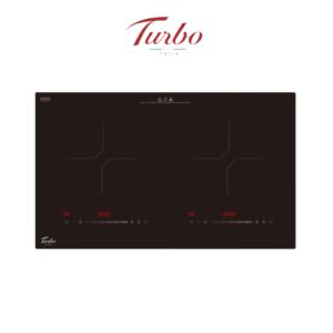 Turbo Italia TIA800B 75cm 2 Zones Induction Hob with Touch Control