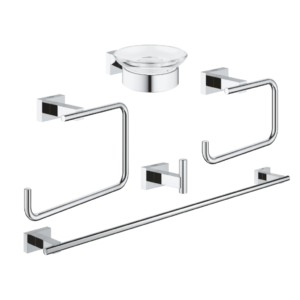 Grohe 40 758 001 Essentials Cube Accessories Set 5-in-1