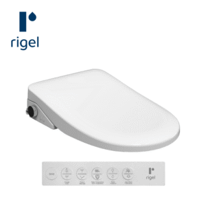 Rigel Electronic Bidet Seat and Cover SCEBD1855VPS